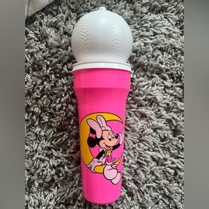 1L Pink Plastic Cup Walt Disney World Coca Cola Minnie on the Moon Cup Softball